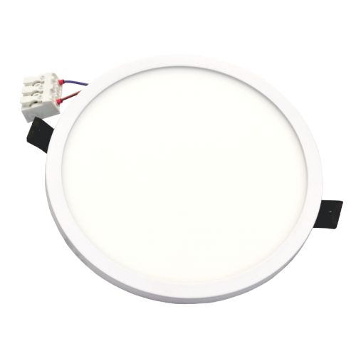 22W round, recessed LED panel SPLIT